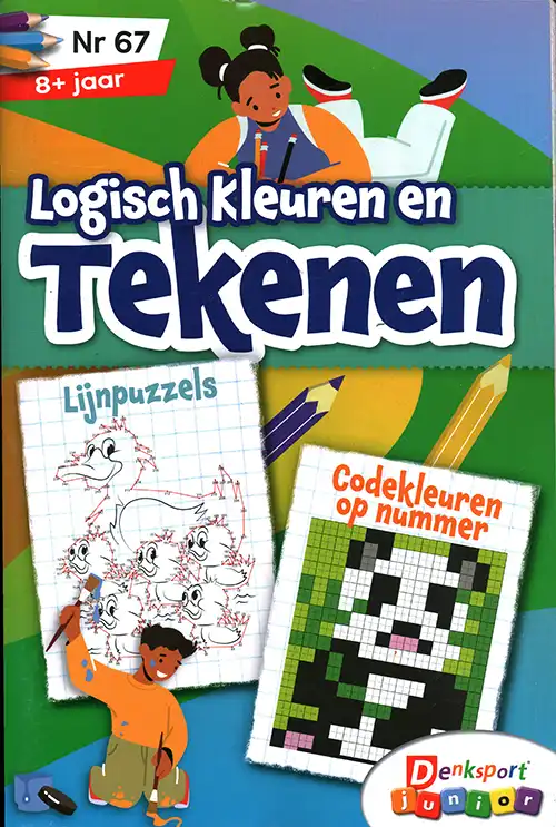 Denksport Junior Logisch Kleuren en Tekenen - 67 2026